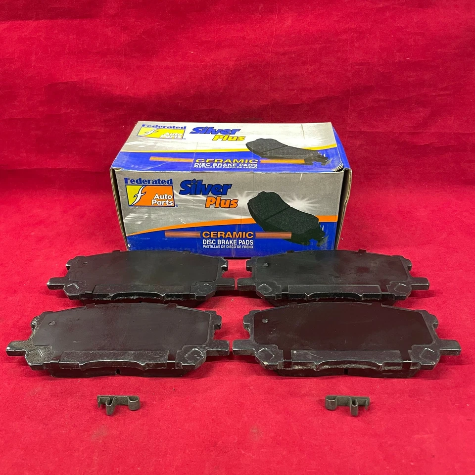 Pastillas de freno delanteras de disco de cerámica Federated Silver Plus para Toyota Lexus 04465-48100 Foto 2 de 2