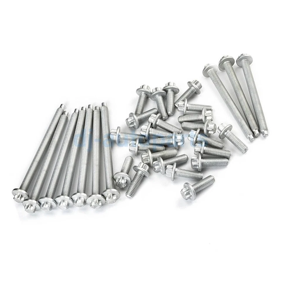 Oil Pan Aluminium Screws Bolt Set 11132210959 for Bmw 230i 430i 530i 740i X1 X3 - Image 2 of 4