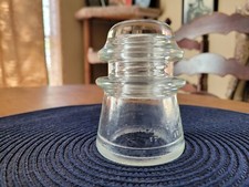 Hemingray 17-57 Made In USA Clear Glass Insulator