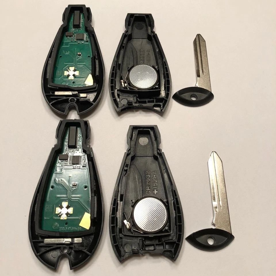 2 nuevos llaveros remotos electrónicos OEM sin llave fobik 4 botones icono de coche IYZ-C01C Foto 3 de 4