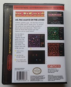 Ms. Pac-Man CASE ONLY Nintendo NES Box ANY 4+ 20% OFF A+ QUALITY
