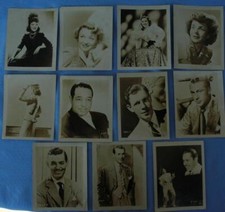 Lot of 11 Studio Photos Movies Stars 1930s - Clark Gable, Gary Cooper, Durbin+++