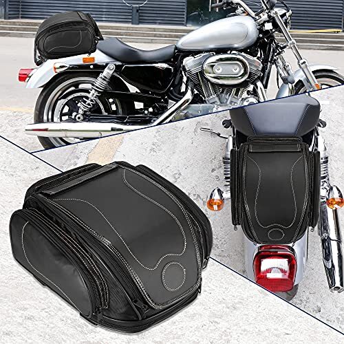 Motorcycle Seat Tail Bag Motorbike Cycling Travel Rear Luggage Bag Waterproof