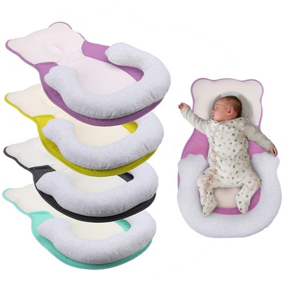 Baby Infant Pillow Newborn Anti Flat Head Syndrome for Crib Cot Bed NeckSupportW