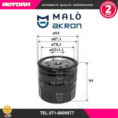 1510022 Oil filter suitable for Ford 1.8-2.5 D (BAD BRAND).