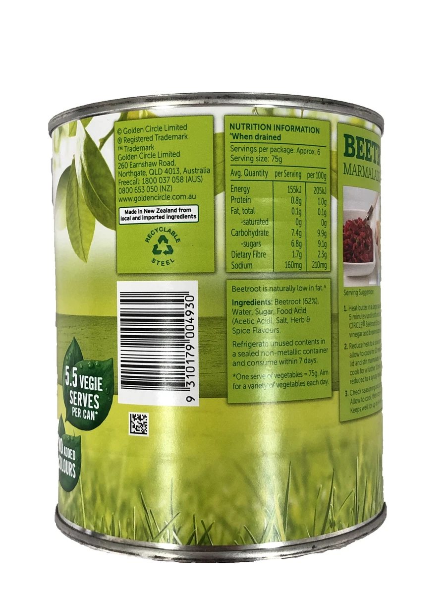 Tinned, Jarred & Packaged Fruit & Veg