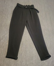 NOBO Women's No Boundaries Black Elastic Waist Business Casual Dress Pants S 3/5