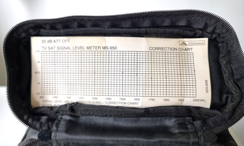 Promax MS-650 Satellite Signal Level Meter TV/CATV und USED RARE TESTER - Bild 3 von 7
