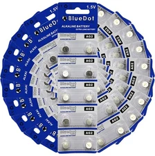 100 PCS LR59 AG2 396 LR726 Alkaline Battery 1.5V Button Cell for Watch Lighter