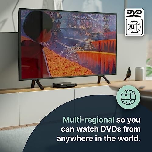 2025 HDMI DVD Player 1080P Region Free for Smart TV | Mini USB CD MP3 | Remote - Picture 4 of 8