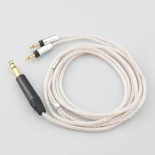 Cable de auriculares plateado de 16 núcleos de alta gama para Elear Elegia Stellia transparente focal - Imagen 6 de 22