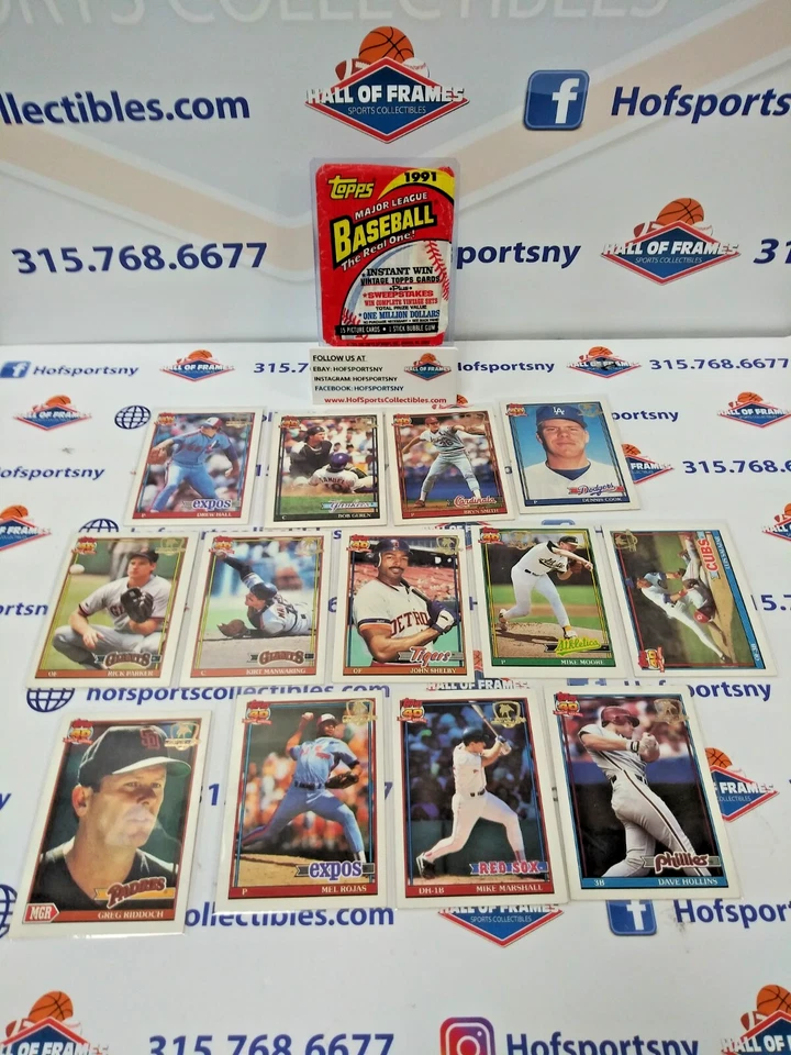 1991 TOPPS DESERT STORM BASEBALL 14 CARD LOT! - Image 2 of 4