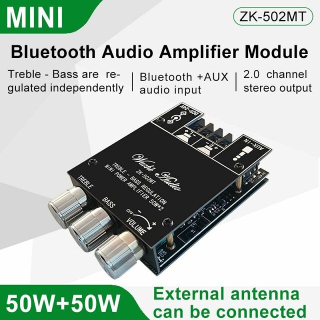 Minimal Stereo Amplifier Board AUX Audio Input Bluetooth Powerful Module Two Way Minimal Stereo Amplifier Board AUX Audio Input Bluetooth Powerful Module Two Way