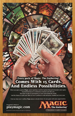 2006 Magic The Gathering TCG Trading Cards Vintage Print Ad/Poster