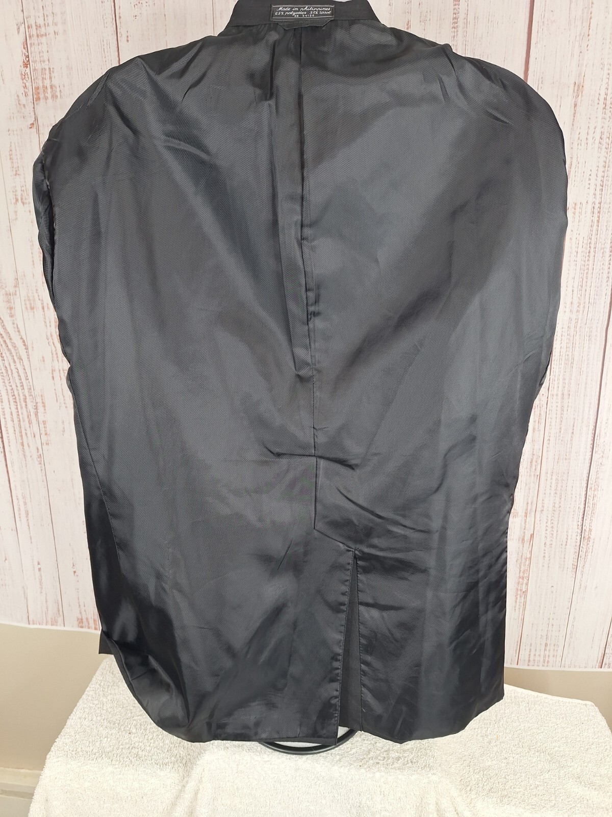 Giacca Blazer Boat Ho Fila Uomo 56R Portly Nero Monoventilato