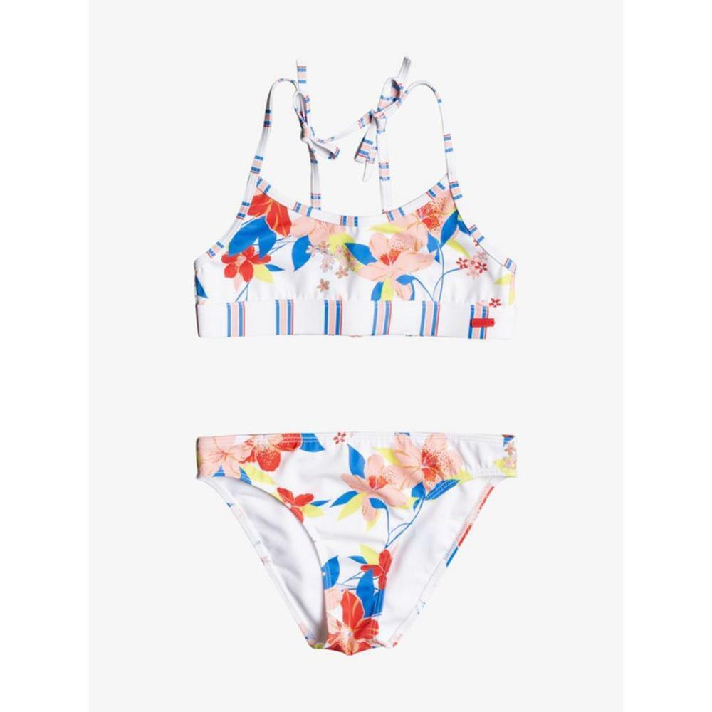 Roxy Girls' 8-16 Friendly Flower Bralette Bikini Set Size 12 NEW W TAG