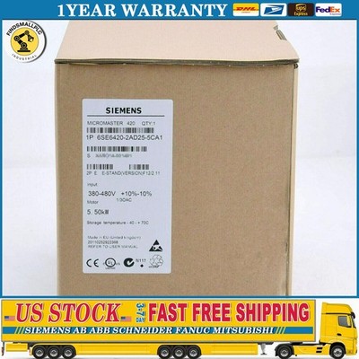 SIEMENS Micromaster420 6SE6420-2AD25-5CA1 6SE6420-2AD25-5CA1 Frequency Converter