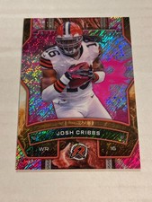 2024 TOPPS RESURGENCE JOSH CRIBBS 1/10 PINK SHIMMER REFRACTOR BROWNS SSP TN3