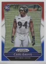 2015 Panini Prizm Rookies Red White & Blue Prizm Carl Davis #215 1n5