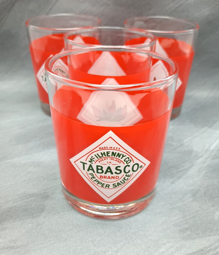 Tabasco Brand Bar Rocks Glasses, Set of 4 – 12 oz Glasses for Spicy Cocktails - Picture 2 of 4