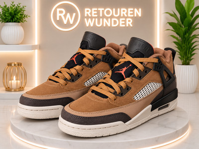 Nike Air Jordan  SPIZIKE  Low - Sneaker - flax/baroque brown/black Größe 38,5
