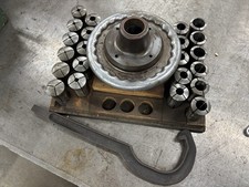 Hardinge SJOGREN No 2 Collet Speed Lathe Chuck L1 Mount 2J Collets - 22 Included