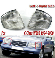 Links+Rechts Frontblinker Weiß Blinker Für Mercedes C-Klasse W202 S202 1993-2001 Links+Rechts Frontblinker Weiß Blinker Für Mercedes C-Klasse W202 S202 1993-2001