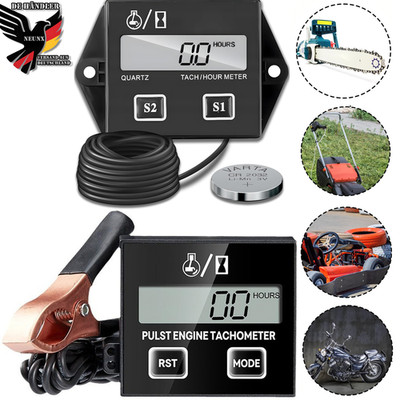 Drehzahlmesser Digital Tachometer Für Motorsäge Kettensäge Rasenmäher Motorrad
