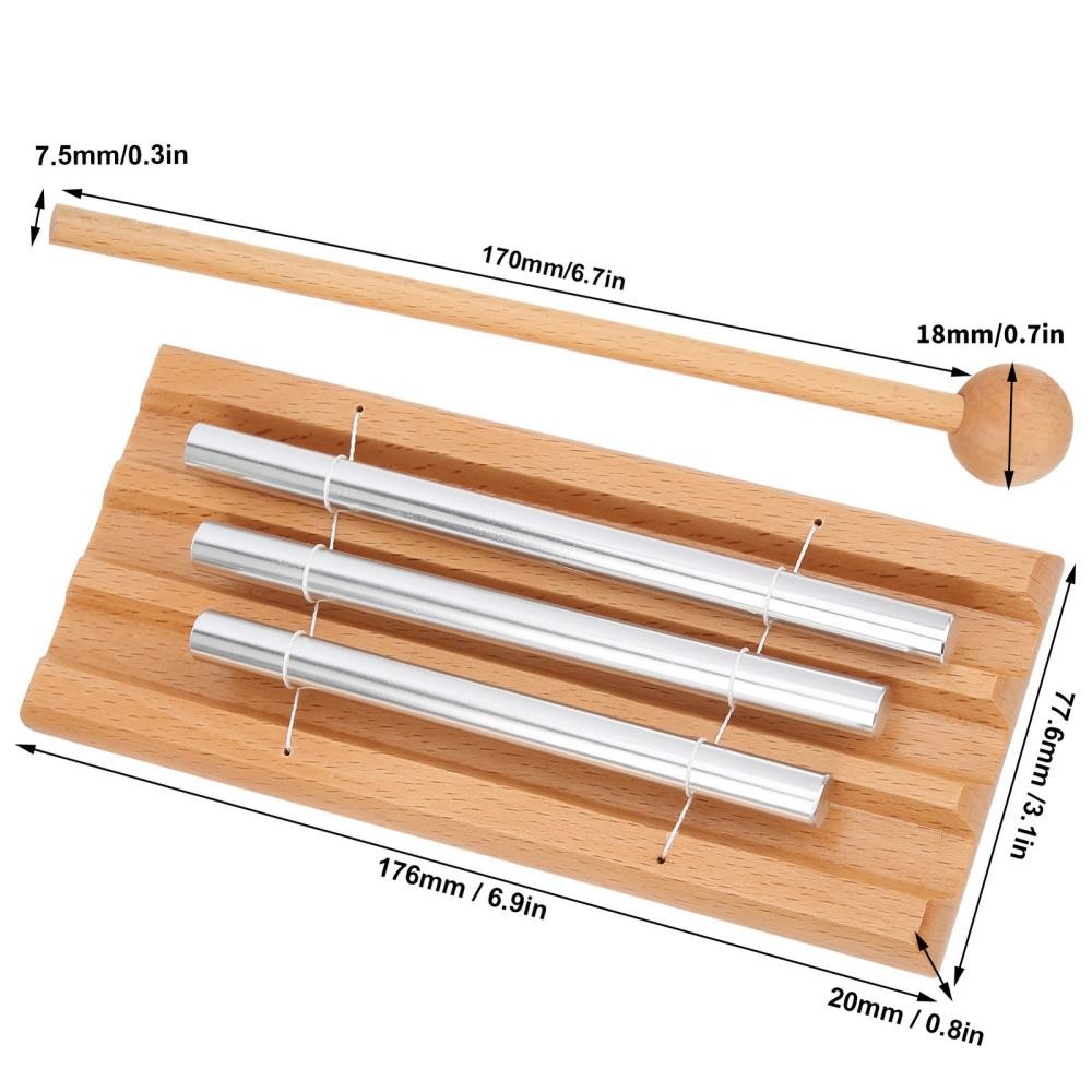 3?Pole Wind Chimes Children's Educational Xylophone Percussion Instrument Wi  ⊿