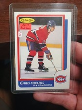 1986-87 O-Pee-Chee, Chris Chelios, #171 Montreal Canadiens