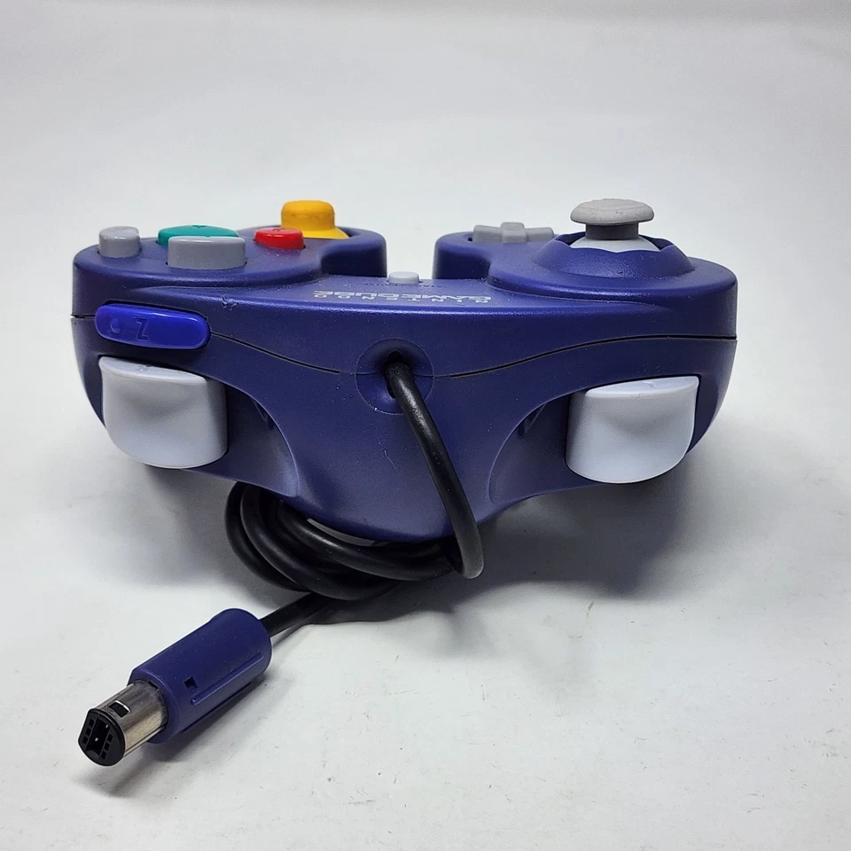 Nintendo GameCube Indigo Controller Official Good Condition - Image 3 of 4
