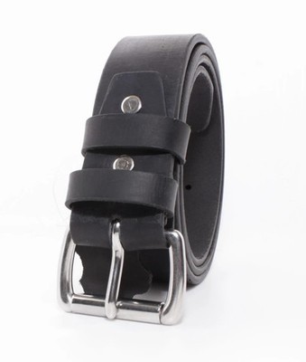 Men's Genuine Buffalo FULL GRAIN Leather Belt 1.5'' wide Amish Handmade in USA