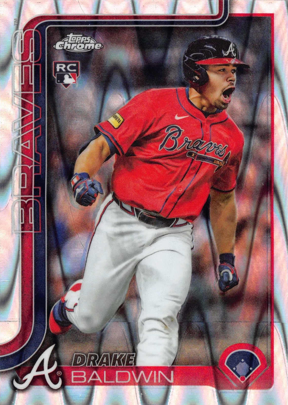 2025 Topps Chrome Update #USC96 Drake Baldwin RayWave Refractor