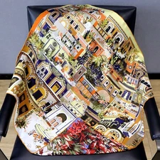 Autumn Winter New Mulberry Silk Scarf 18mm Twill Wimmers  Luxury Elegant Wrap