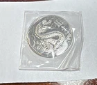 CHINESE DRAGON PROOF 1 ONE TROY OUNCE .999 SILVER ROUND