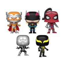 Marvel POP! Pack de 5 Figuras Vinilo Año de la Araña Edición Especial 9 cm