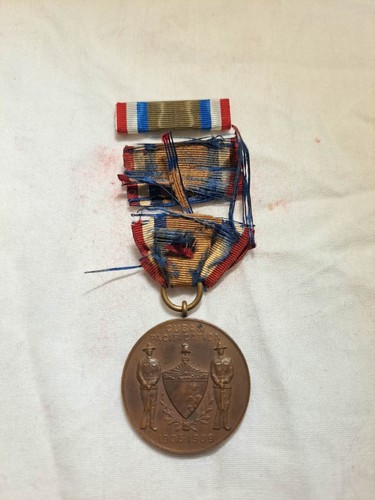 Spanish American War Army Cuban Pacification Medal Original RARE