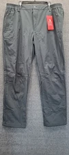 Camel Crown Mens Gray Waterproof Hiking Outdoor Pants Size XXXL