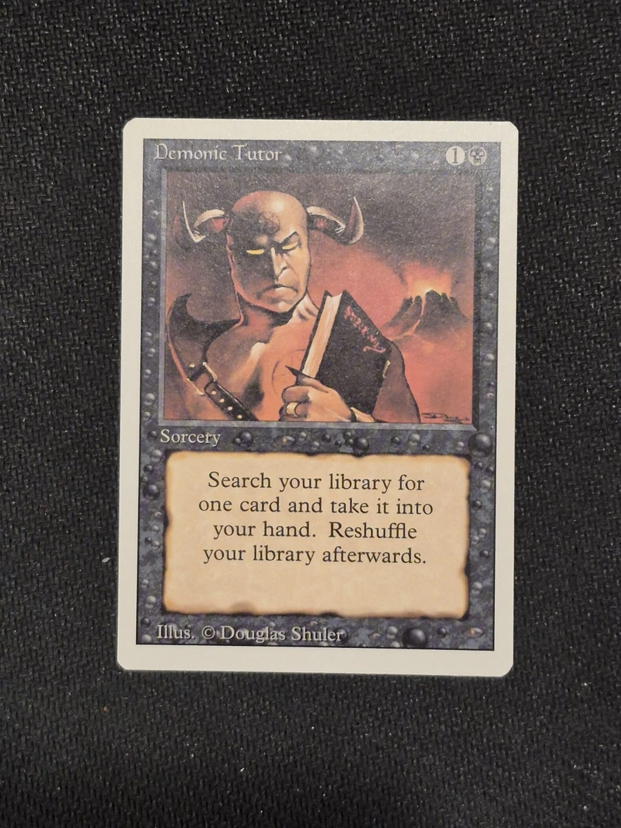 Demonic Tutor Magic: The Gathering Individual Trading Card Games