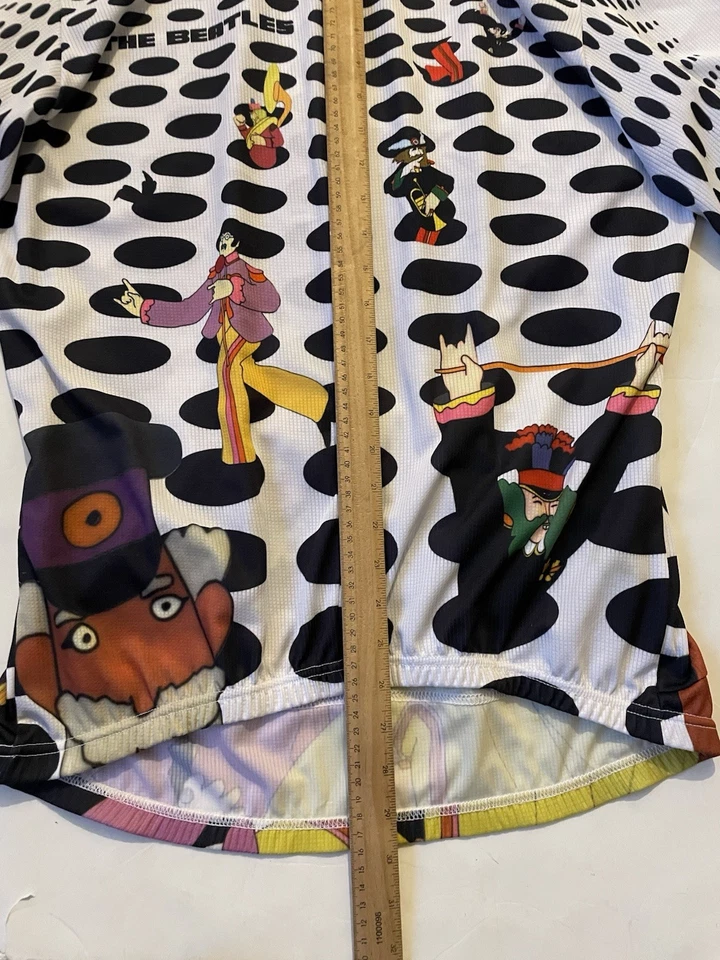 Ride7B The Beatles Sea Of Holes Cycling Jersey Men’s Large Made In Poland - Image 4 of 4