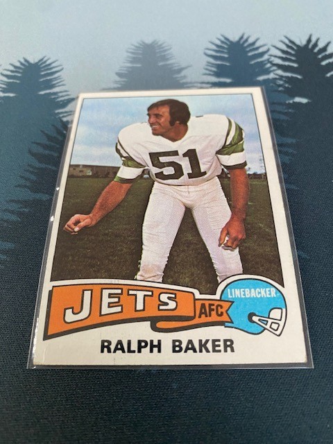 Ralph Baker #9 Football Cards 1975 Topps trading card — raw and PSA graded price guide