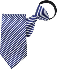 Zipper Striped Ties for Men, 3.2'' Mens Ties for Wedding Business