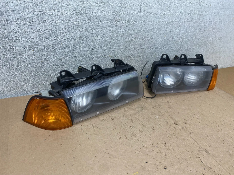Faróis de halogênio esquerda+direita 1994 a 1999 BMW E36 318i 328i fabricante de equipamento original S4340 DW - Imagem 3 de 4