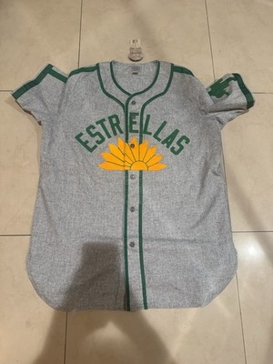 estrellas orientales Ebbets Field Flannels Baseball Jersey Medium made In USA