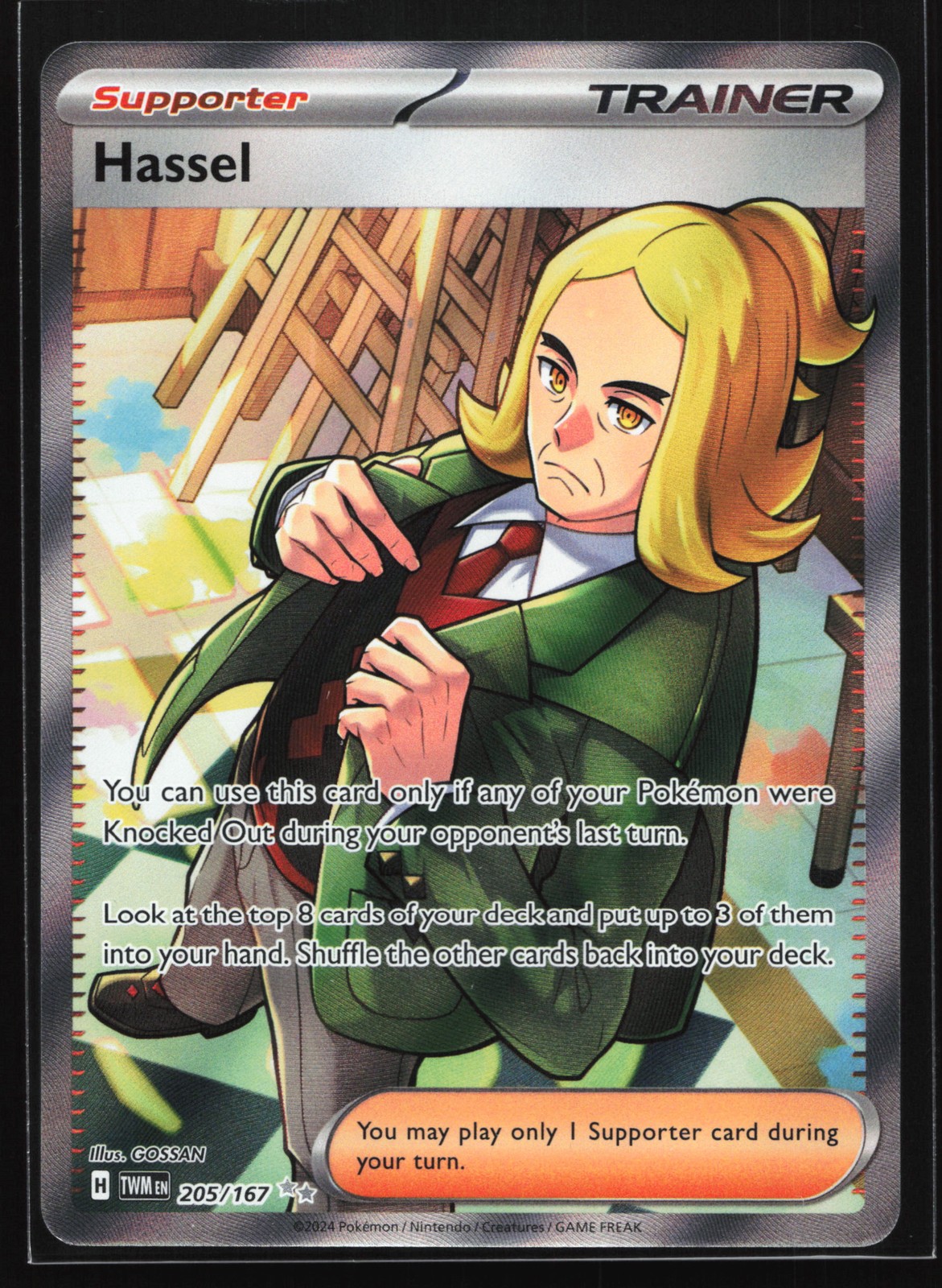 Hassel 205/167 SV06: Twilight Masquerade Ultra Rare Pokemon Card