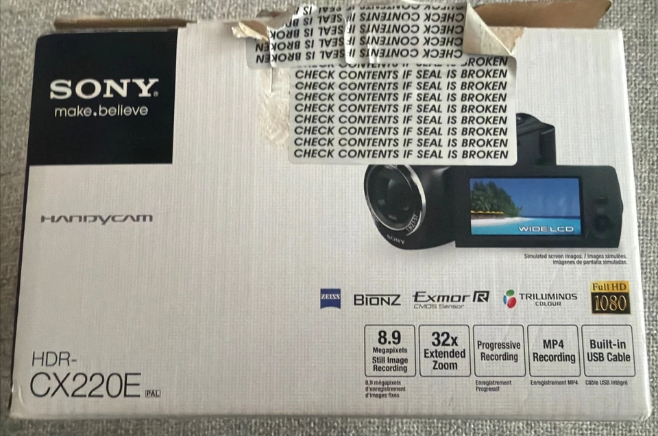 Sony HDR-CX220E Camcorder silber OVP - Bild 4 von 4