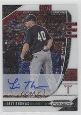 2020 Panini Prizm Draft Picks White Donut Circle 41/50 Levi Thomas Auto 0q60