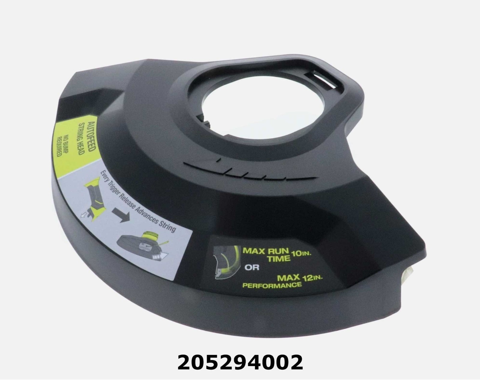 RYOBI OEM 205294002  Trimmer Guard Assembly for 40 volt RY402013VNM