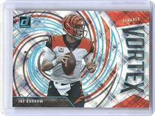🔥2021 Donruss Football Joe Burrow Vortex Cosmic Parallel SSP /100 Bengals🔥