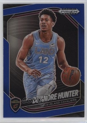 2024-25 Panini Prizm Black Blue Prizm 115/199 De'Andre Hunter #138 19bd